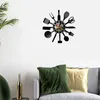벽시계 - 레코드 시계 현대 디자인 장식 나이프와 포크 주방 교수형 홈 장식 교수형