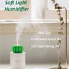 Diffuseur d'huile essentielle d'arôme USB humidificateur à ultrasons à brume fraîche purificateur d'air doux chaud LED veilleuse bureau maison voiture