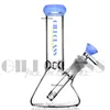 8 inch Hookahs beker bong Zob hitman dab rig mini bodem glas rasta kleine basis ijswaterpijpen olieligingen hoofde bongs pijp roken accessoires