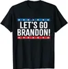 Lets Go Brandon T-Shirt US Flag Hommes Femmes Graphic Casual Tees