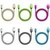 Cabos de telefone USB de alta velocidade 1M 2M 3M Tipo C 2A Dados de adaptador Rápido Carregamento Micro V8 Cabos Trançados para Huawei Samsung S7 S10 S21 Moto LG Xiaomi Android 6ft 10ft