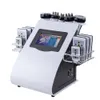 Promoção 6 em 1 Cavitação ultrassônica Vacuum Radiotency Frequency Lipo Laser Slimming Machine Lipolaser 8 Pads RF Burning Gord for Spa