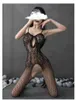 3 pieces / lot hot sexy lingerie women teddy black elastic erotic porno sexy costumes body stockings pantyhose underwear