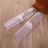 Dernière Transparent Portable Preroll Rolling Roller Fumer Herbe Sèche Tabac Cigarette Conteneur De Stockage De Cigares Stash Case Afficher Titulaire D'affichage DHL Gratuit