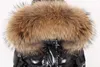 OFTBUY Winter Jacket Kobiety Prawdziwe Fur Coat Natural Raccoon Fur Collar Long Park Duck Down Kurtka Wodoodporna Streetwear Marka 211019
