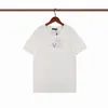2022 Мужская футболка дизайнер 3D-буквы стилиста стилиста футболки повседневная одежда летняя дышащая одежда Мужчины женщины высшее качество тройки футболки