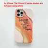 Custodie per telefoni antiurto IMD con cinturino da polso Graffiti Painting per iPhone 13 12 11 Pro Max XR XS X 8 7 Plus