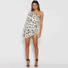 Cnyishe casual één schouder print jurk vrouwen sexy elegante backless bandage jurk vrouwelijke straatkleding boho mini jurken vestidos 210806