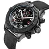 Militärsport Männer Chronograph Uhr Herren Präsident Quarzuhren Avenger Stil Segeltuchband männliche Armbanduhr Top-Marke Stoppuhr Geschäft