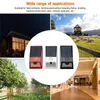 129db solar Alarm lights Security Lighting Farm Siren Motion Detector Villa 6 Modes With Remote Control Wall Mounted Barn Yard Home Anti Theft