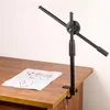 Mikrofon Standı Mic Standı Masası Braketi Telefon Tripod Boom Kol Ayarlanabilir 3/8 1/4 Inç Vida Canlı Ekipmanlar