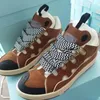 2021 Newsletter Women Men Curb Sneakers Shoes Fashion Classical Prosedile High and Low Shoe مع العبوة الأصلية 35-46 G0772