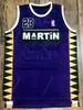 Martin Payne TV Show Marty Mar # 23 كرة السلة جيرسي الرجال مخيط الأرجواني الحجم S-XXL أعلى جودة الفانيلة