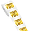 1.5inch 500pcs Gold Thank You Adhesive Stickers Label DIY Gift Box Baking Bag Package Wedding Business Envelope Decor