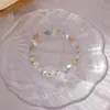 Brins de perles coréenne douce fille exquise petit frais coloré cristal papillon Bracelet mode femmes bijoux accessoires Inte22