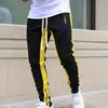 Isinbobo mode streetwear sweatpants joggare Causal Sportswear Zipper Byxor Casual Mäns Hip Hop Sweatpants Trousers2 211201