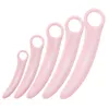 NXY Dildos Anal Toys Ivory Pull Ring Plug Five Piece Set Male and Female Masturbation Device Soft Silicone Fun Backyard Sex Toy Adult Products 0225