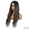 12色の26インチ合成性ウィッグシミュレーション人間の髪の毛のかつら自然波ペルルクデ・チェーベックスhuments Wig-345