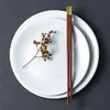 Chopsticks 2 Pairs Chinese Style Wooden Sushi Rice Cutlery Tableware Household Non-slip High Temperature Kitchen Bar Accessories