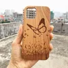 Fabriek Groothandel Houten Mobiele Telefoon Gevallen Solid Wood Bamboo Cover Soft Shell voor iPhone 13 12 11 Promax 8 7 Plus