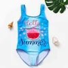 New 2022 Girls Swimwear 29Year Toddler Baby Girls Swimsuit High quality Children Swimwear Leopard print Kids Bathing suitST245279898943