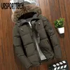 Style Winter Jacket Men Big Size M-4XL Real Fur Collar Hooded White Duck Down Jacket Thick Down Jackets Men Warm Coats 211110