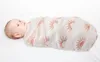 Bamboo Muslin Swaddles Blanket Baby Blankets Born Boy Girl Bedding Quilt 220225