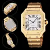 Top Quality Men Fashion Watch Classic Square Design Stainless Steel Mens Watches Automatic Movement Glide Sweep Move Wristwatches 310n