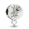 NOUVEAU 925 Sterling Silver Fit Pandora Charms Bracelets Amour Coeur Éléphant Souris Chat Or Charms pour les Femmes Européennes De Mariage Original336A