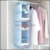 Organização do Housekee Home Garden por atacado 5 camadas Chapéu de cachecol Roupas dobráveis ​​Organizador de roupas íntimas penduradas Oxford Ploth Cloth CL