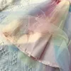 Robes d'été pour filles Mesh Party Sling Fluffy Fairy Sweet Princess Dress Toddler for 2-6Y 210611