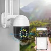 Cámara IP WIFI PTZ de 2MP para exteriores, seguimiento automático, 1080P, 4X, Zoom Digital, noche, a todo Color, inalámbrica, P2P, cámara CCTV de seguridad, Audio bidireccional