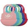 Bousoussures de silicone étanche bébé salive serviette animal draps réglable bandana tablier de dessin animé