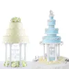 Autres ustensiles de cuisson en plastique blanc piliers grecs support de gâteau de mariage outils de fondant support moule décoration de la Saint-Valentin