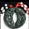 Hetian Jade Qingyu Dragon Phoenix Pendant Lovers01236856725670173を選択します