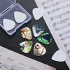 Favore di partito all'ingrosso fai da te in bianco sublimazione plettri per chitarra spessore 1 mm accessori in alluminio pagaia acustica per regali di anno