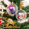 6 8 10cm 웨딩 장식 나무 장식 선호 선물 선물 크리스마스 중공 투명 공 사탕 박스 클리어 크래프트 풍선 장식