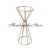 Party Decoration 10pcs Lot Gold Flower Stand 50 70 cm höjd Metal Road Lead Wedding Centerpiece Flowers Vases For Event Home292e