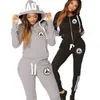 Jott Long Sleeve Zipper Hoodie Suit Brand Autumn Women's Sportswear 2-piece Set Matching Fitness Jogging 3 Colors