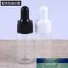 300pcs / parti 10ml glasdroppflaska Refillerbar Tea Tree Oil Essential Aromatherapy Perfume Container Pipette