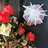 Cadeaux naturels de fleur de sélénite de 8cm avec des cristaux de guérison en cristal d'améthyste pour la décoration à la maison