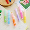 Highlighters 12 Pack / Lot Kawaii Dog Highlighter Cute 6 Färger Ritning Måleri Konst Markör Pen School Supplies Stationery Present