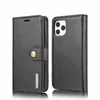 Lusso DG.Ming 2 in 1 staccabile rimovibile custodia in pelle portafoglio Cover per iPhone 14 13 12 11Pro Max XS XR 8 7 6S Plus