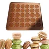 30/48 Holes Silicone Baking Pads Oven Macaron Non-stick Mat Pan Pastry Cake Pad Bake Tools DH8865