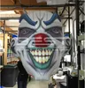 Hangende gruwelijke angst voor clown opblaasbare hoofd voor bar / club / partij halloween schedel monster duivel dood decoratie