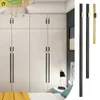 Moderna simples nova extensão de ouro preto 1 m de porta do gabinete de porta do armário interior barra de móveis