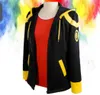 707 Cosplay Costume Mystic Messenger Saeyoung Choi Zipper Jacket Luciel Seven Sweats à capuche 707 T-shirt rouge courte perruque orange Y0913