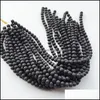 Kamień Luźne Koraliki Biżuteria Moda 8mm Czarny Lawa Wulkaniczny DIY Buddha Essential Oil Dyfuzor Charm Koralik Dokonywanie Aessories Dostawa 2021 C