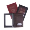 Porte-cartes 1pc porte-passeport Vintage clair étui d'identité Transparent russie couverture d'affaires pour sacs de voyage