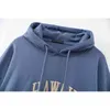 Oversize Girls Streetwear Loose Hoodies Höst Mode Ladies Snygg Bomull Hoodie Casual Kvinna Chic Pullover Cute 210809